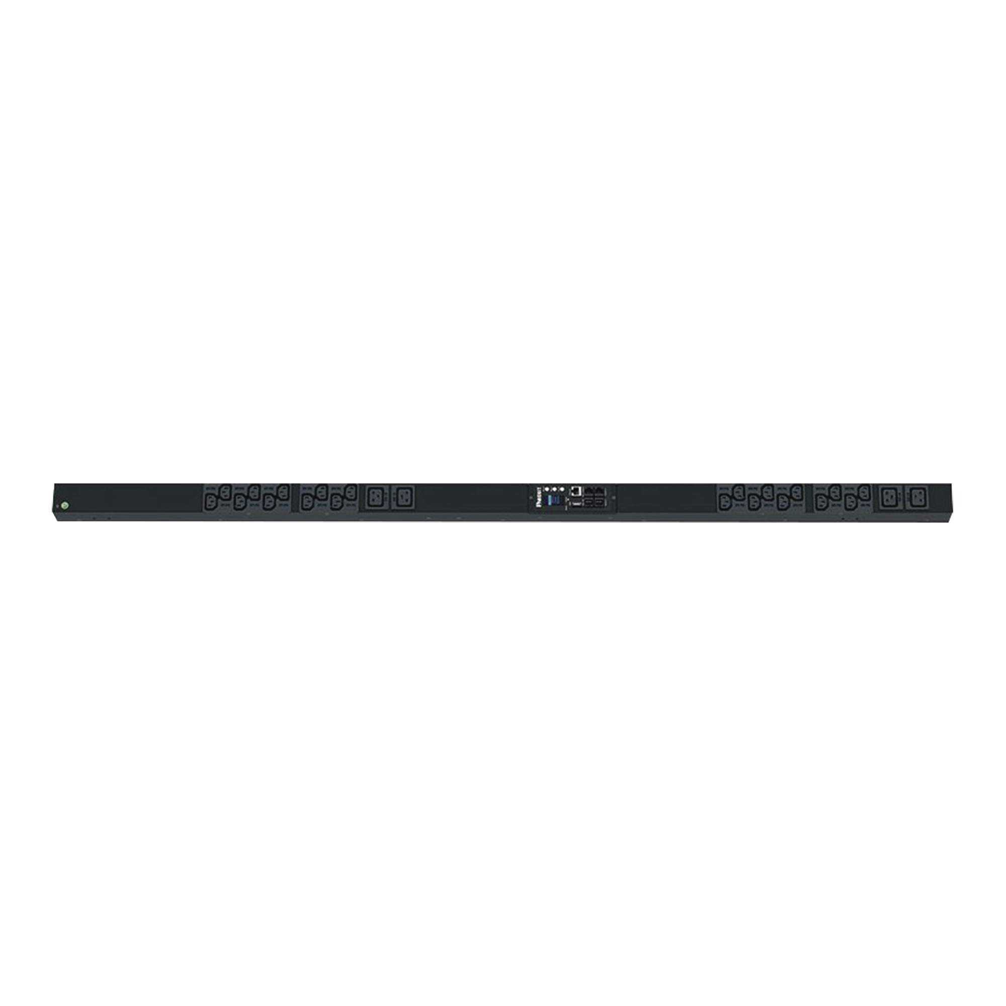 PDU Monitoreable (MI) para Distribución de Energía, Enchufe de Entrada NEMA L6-20P, Con 20 Salidas C13 y 4 C19, de Instalación Vertical, 120 o 220 Vca, 20 Amp PDU Monitoreable (MI) para Distribución de Energía, Enchufe de Entrada NEMA L6-20P, Con 20 Salidas C13 y 4 C19, de Instalación Vertical, 120 o 220 Vca, 20 Amp